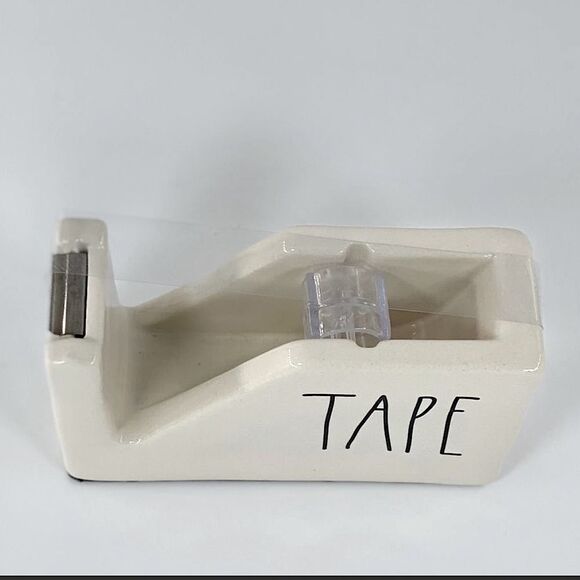 Rae Dunn by Magenta White Tape Dispenser - Picture 2 of 10